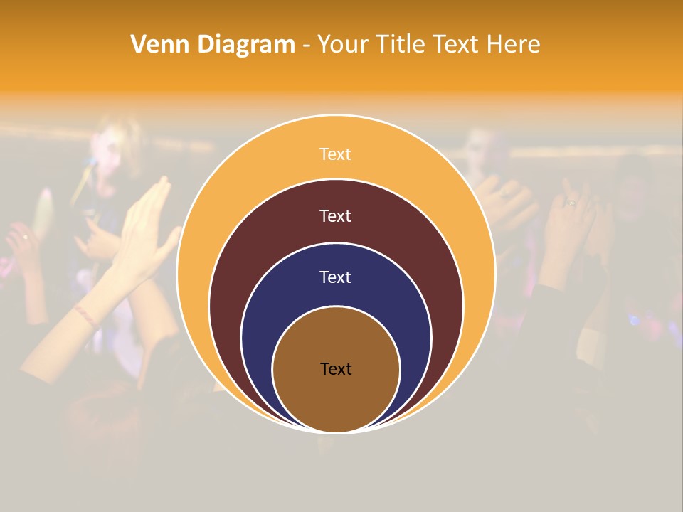 House Music Happy PowerPoint Template