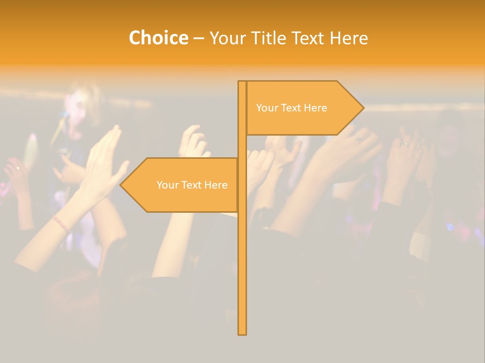 House Music Happy PowerPoint Template