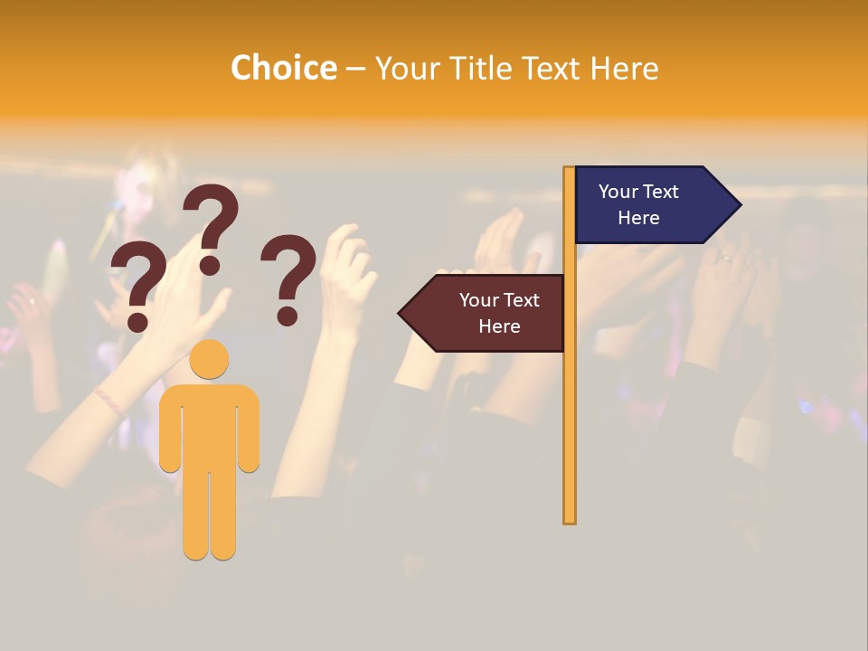 House Music Happy PowerPoint Template