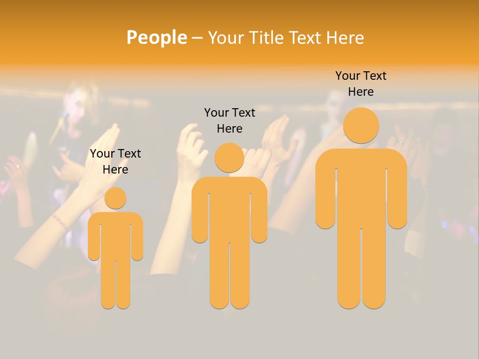 House Music Happy PowerPoint Template