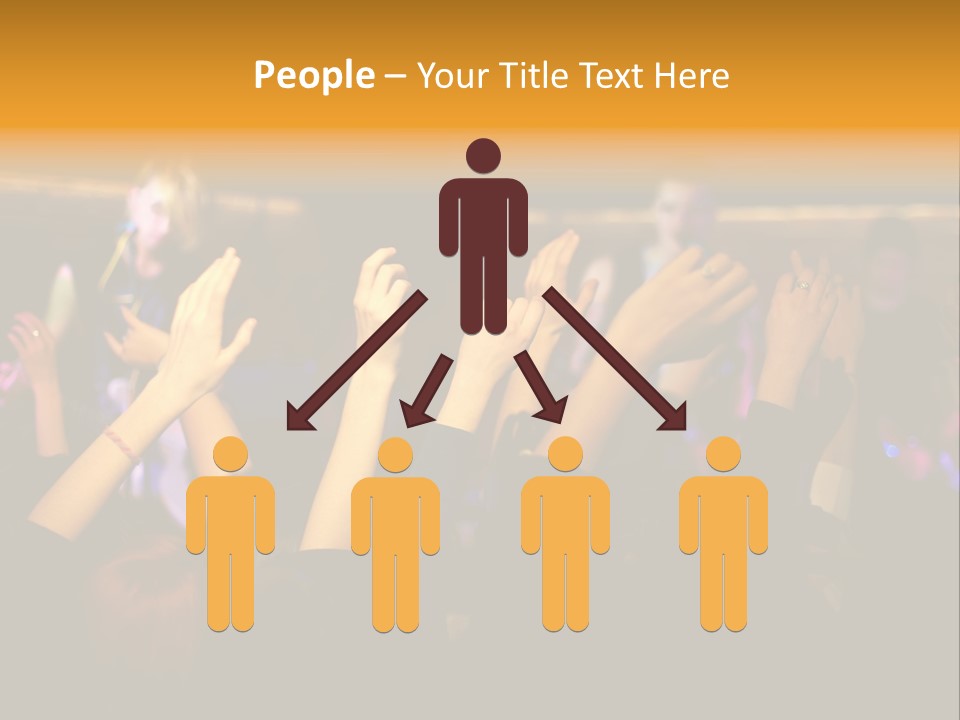 House Music Happy PowerPoint Template