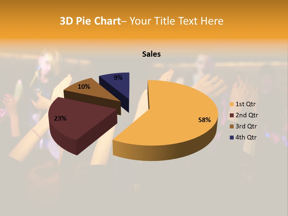 House Music Happy PowerPoint Template