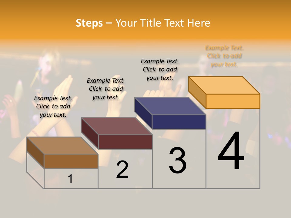 House Music Happy PowerPoint Template