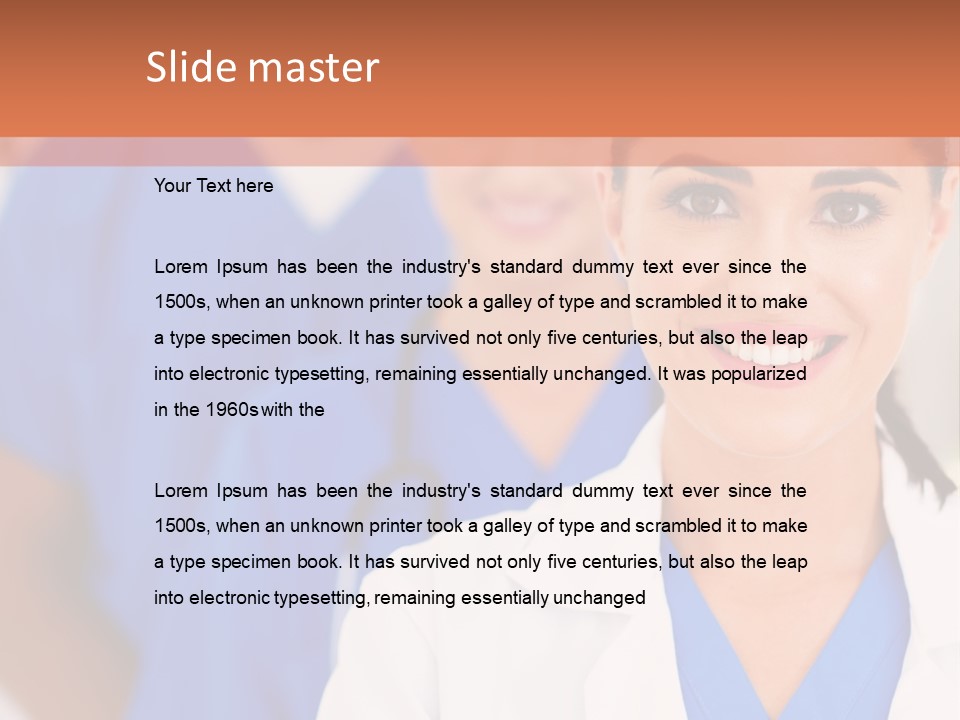 Colleagues Confident Job PowerPoint Template