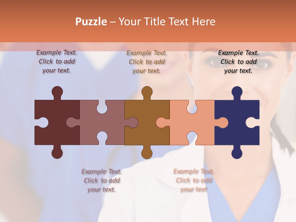 Colleagues Confident Job PowerPoint Template