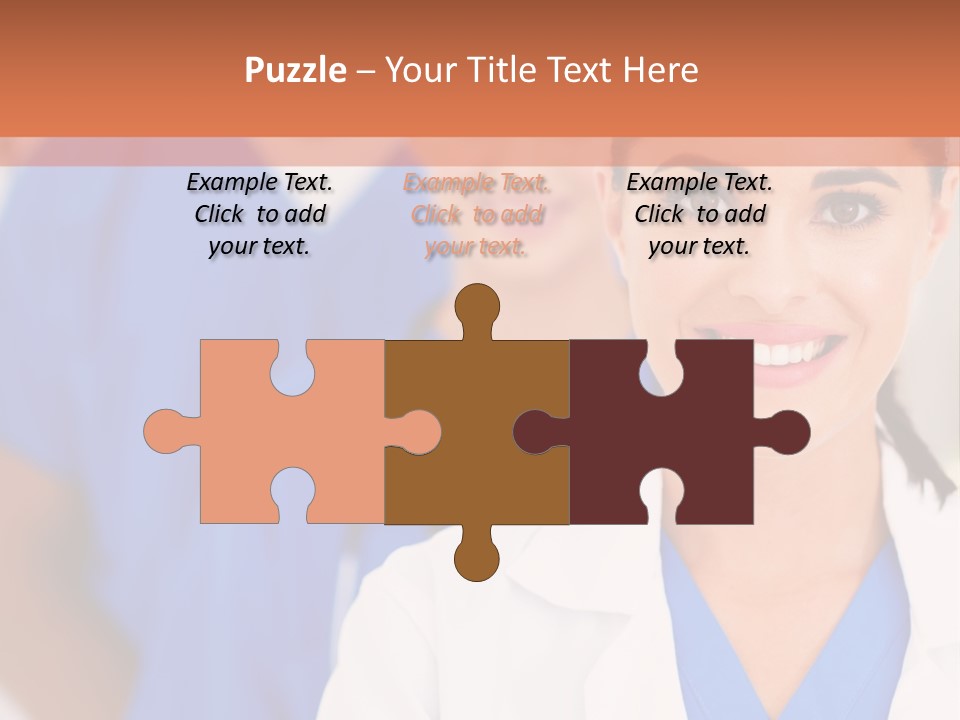Colleagues Confident Job PowerPoint Template
