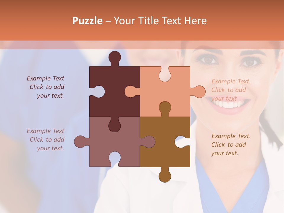 Colleagues Confident Job PowerPoint Template