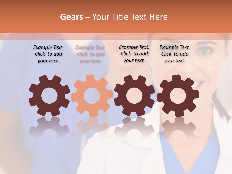Colleagues Confident Job PowerPoint Template