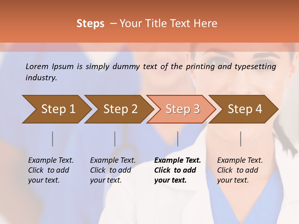 Colleagues Confident Job PowerPoint Template
