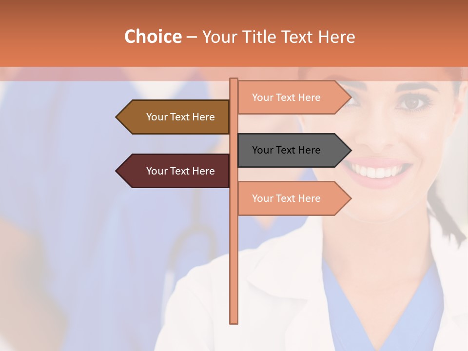 Colleagues Confident Job PowerPoint Template