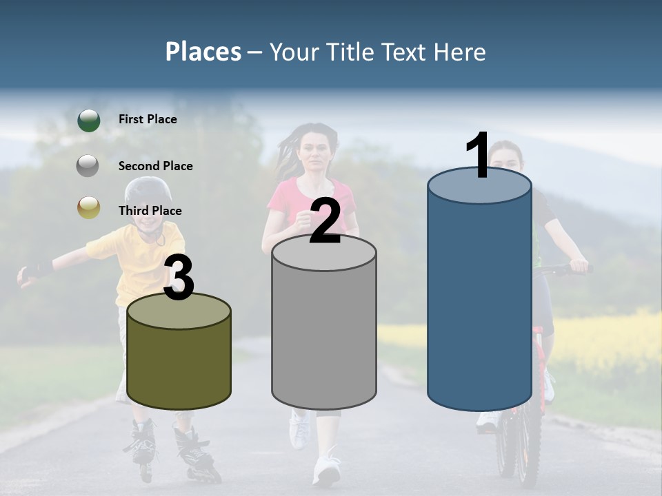 Child Women Horizontal PowerPoint Template