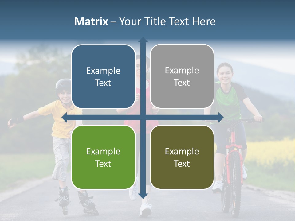 Child Women Horizontal PowerPoint Template