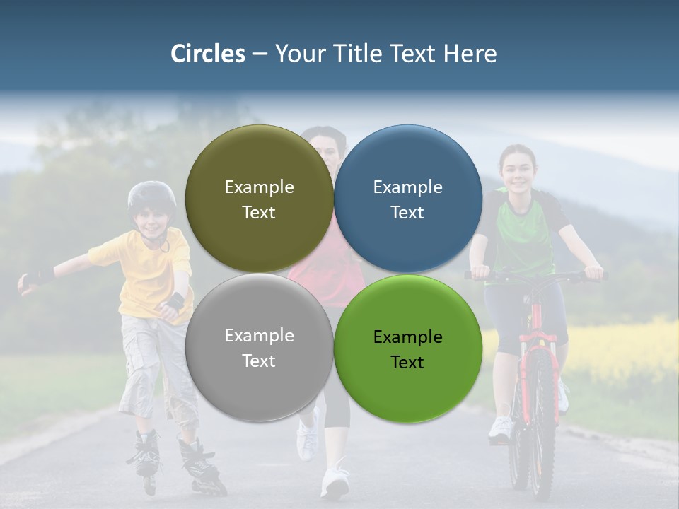 Child Women Horizontal PowerPoint Template