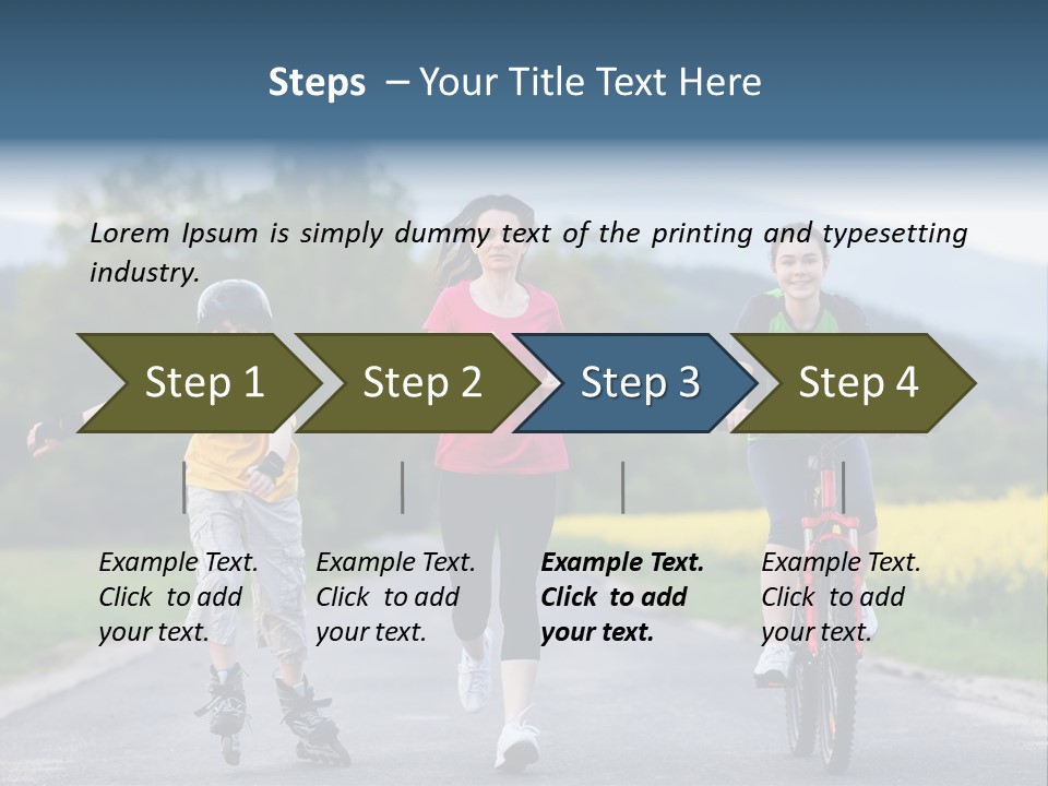 Child Women Horizontal PowerPoint Template