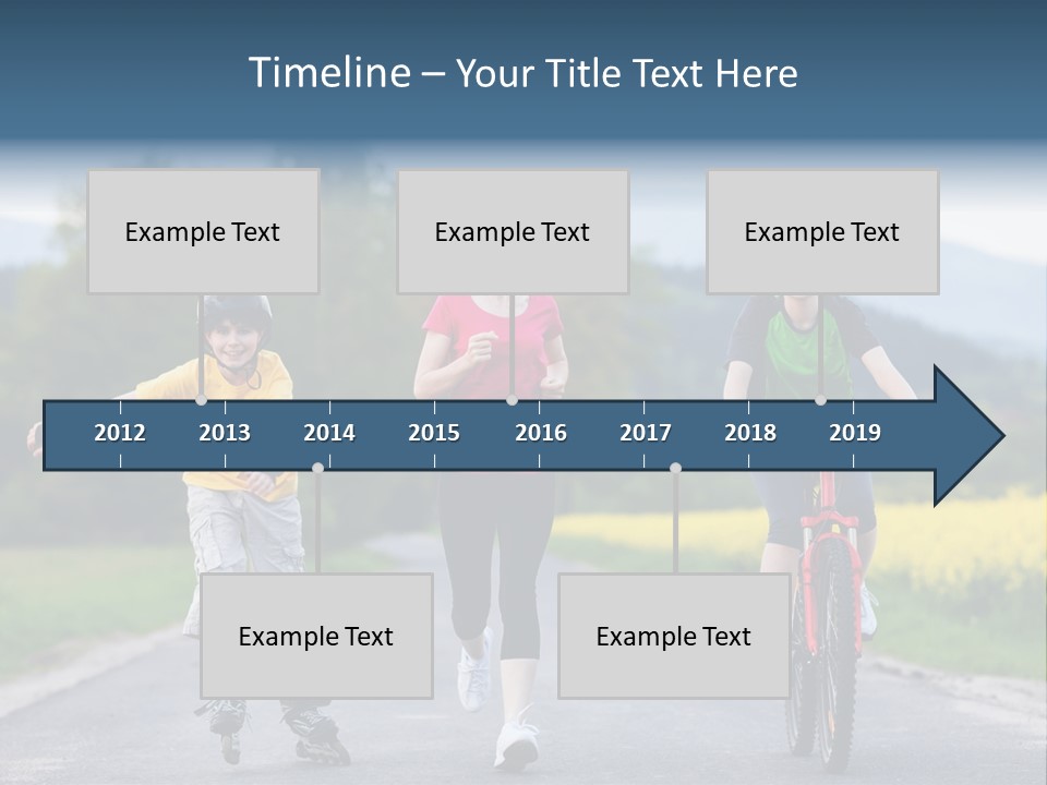Child Women Horizontal PowerPoint Template