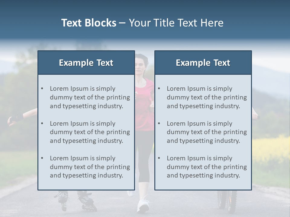Child Women Horizontal PowerPoint Template