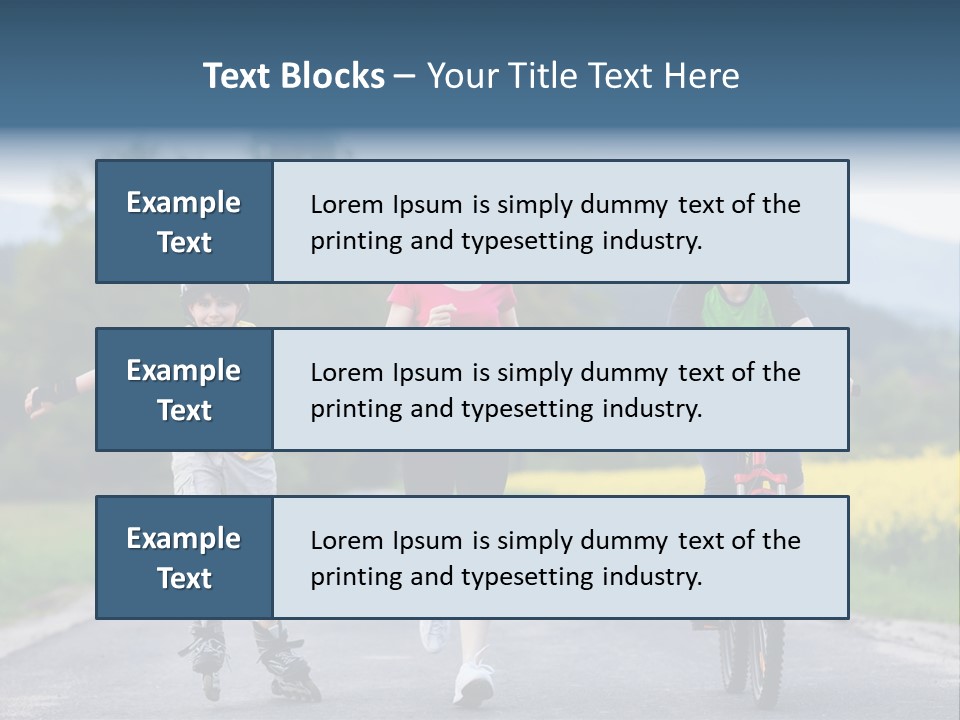 Child Women Horizontal PowerPoint Template