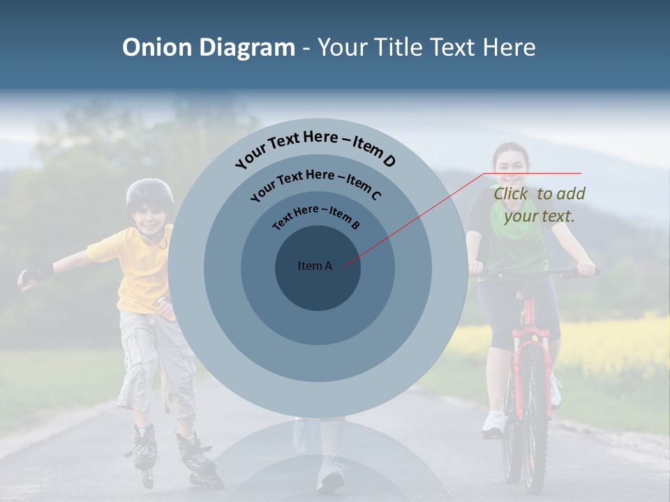 Child Women Horizontal PowerPoint Template