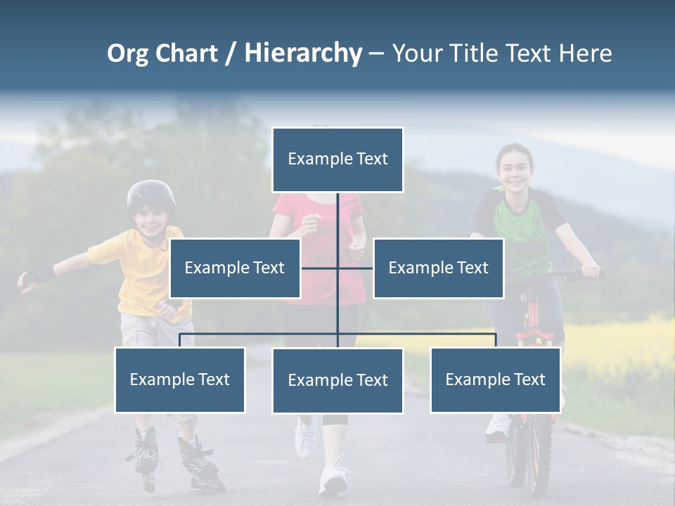 Child Women Horizontal PowerPoint Template