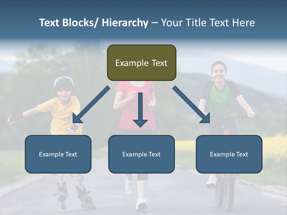 Child Women Horizontal PowerPoint Template