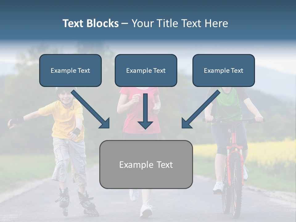 Child Women Horizontal PowerPoint Template