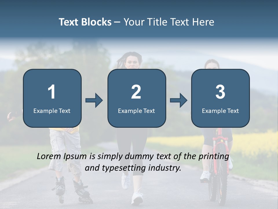 Child Women Horizontal PowerPoint Template