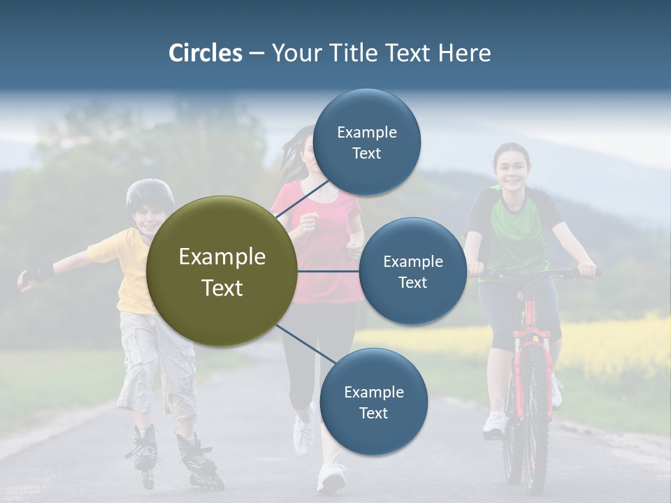 Child Women Horizontal PowerPoint Template