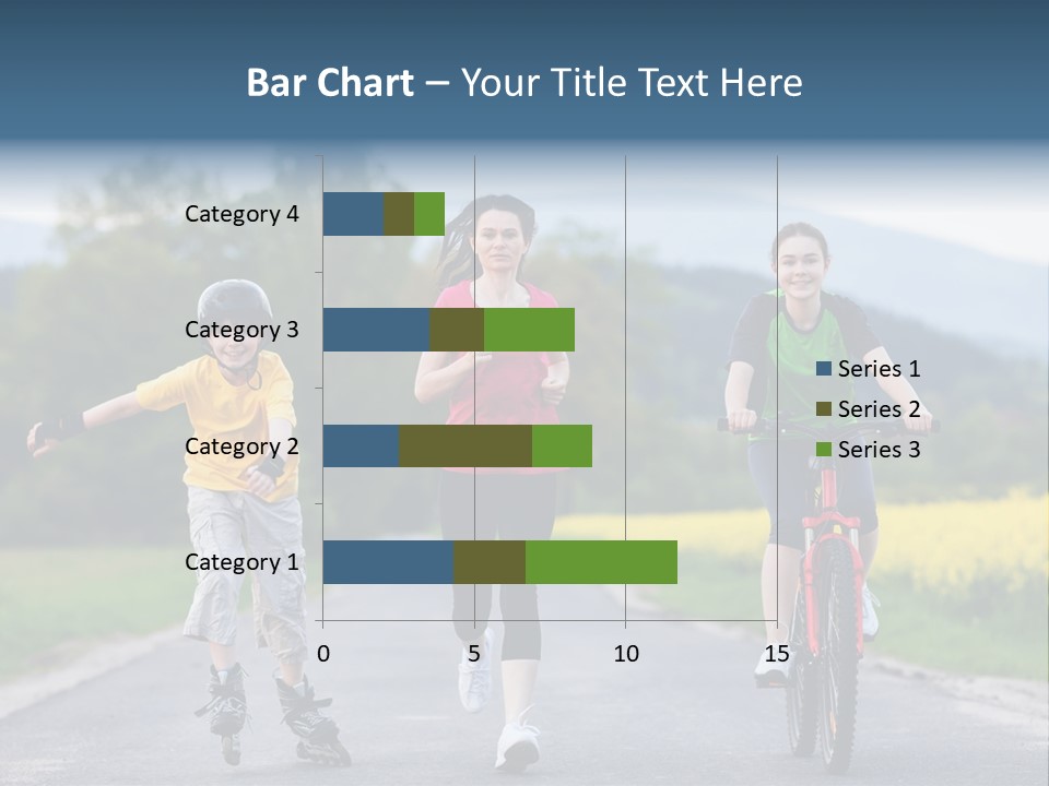 Child Women Horizontal PowerPoint Template