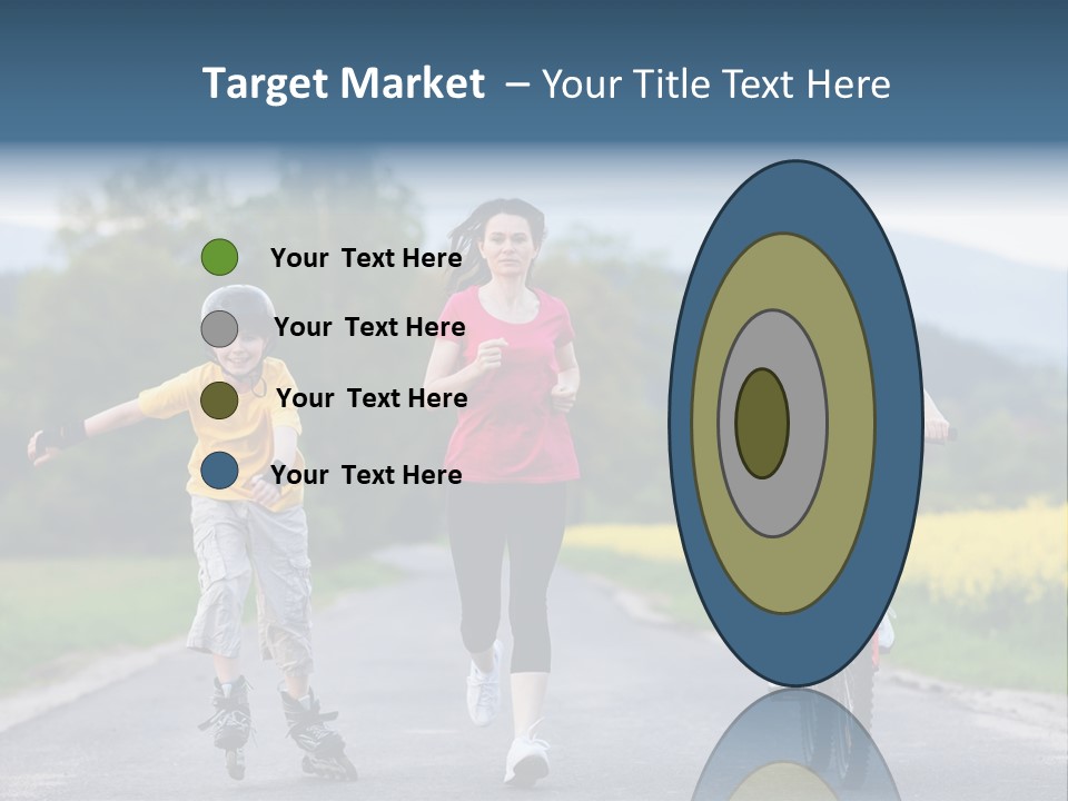 Child Women Horizontal PowerPoint Template