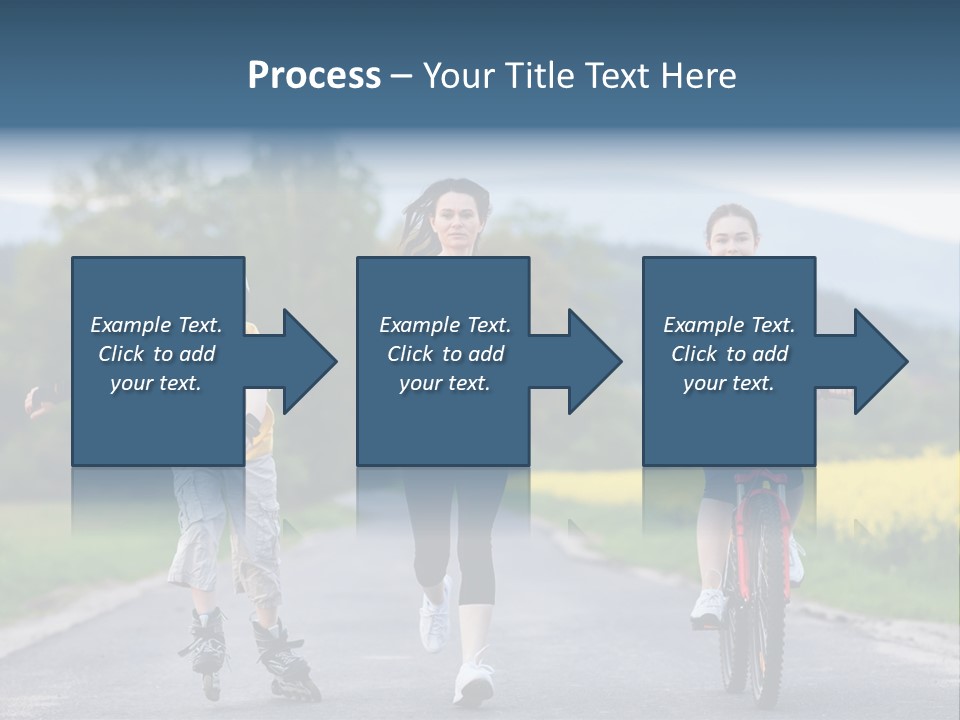 Child Women Horizontal PowerPoint Template
