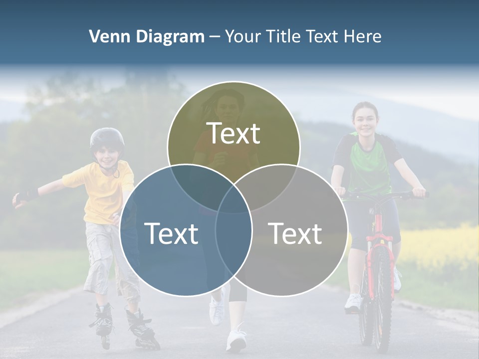 Child Women Horizontal PowerPoint Template