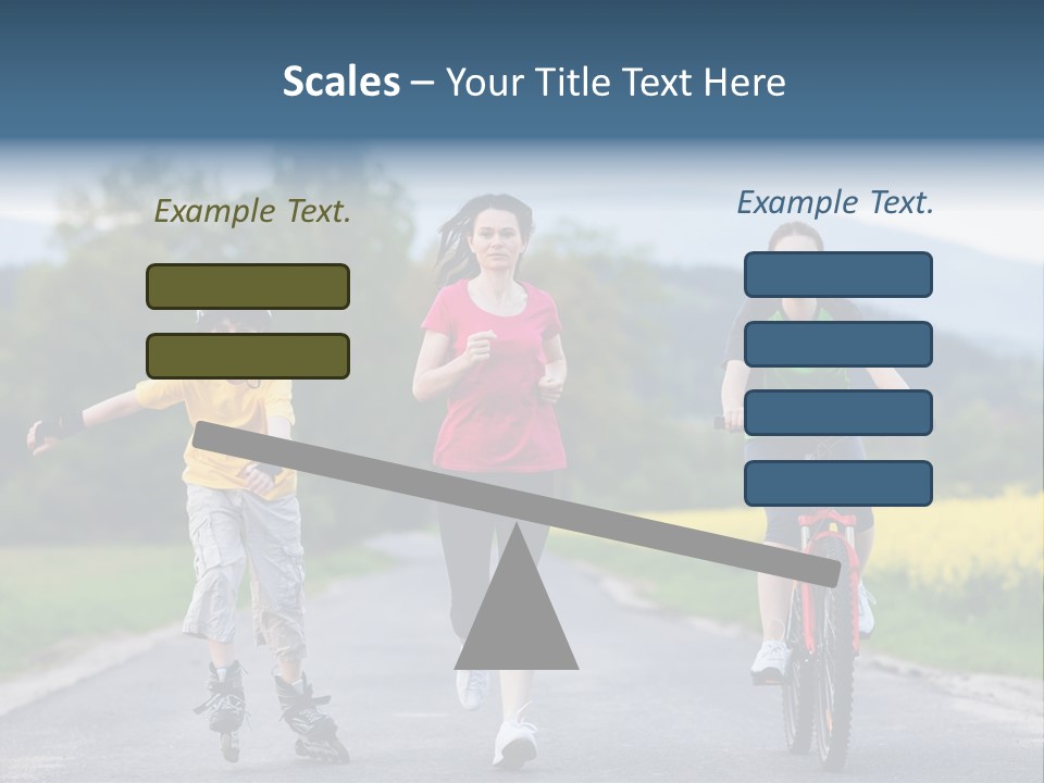 Child Women Horizontal PowerPoint Template