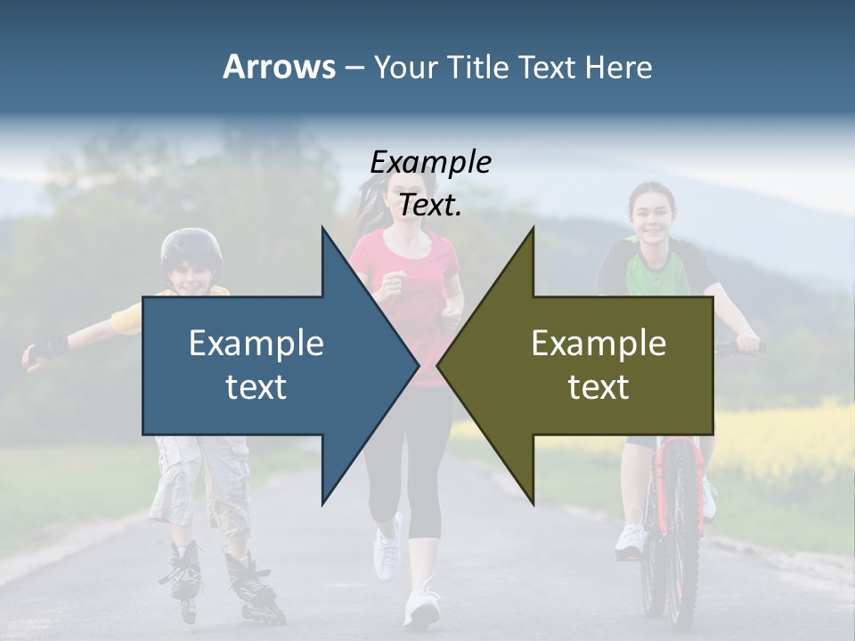 Child Women Horizontal PowerPoint Template