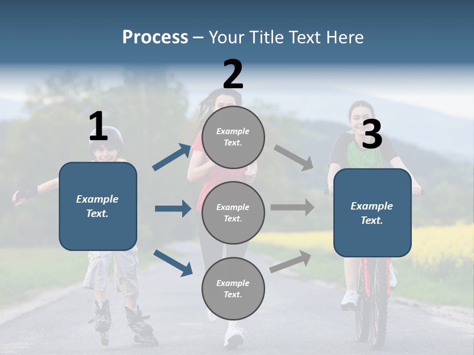 Child Women Horizontal PowerPoint Template