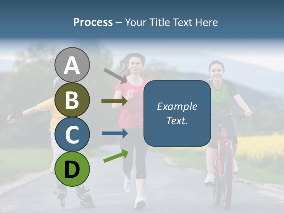 Child Women Horizontal PowerPoint Template