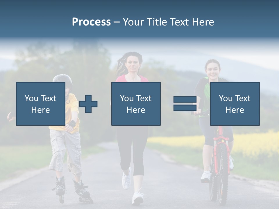 Child Women Horizontal PowerPoint Template