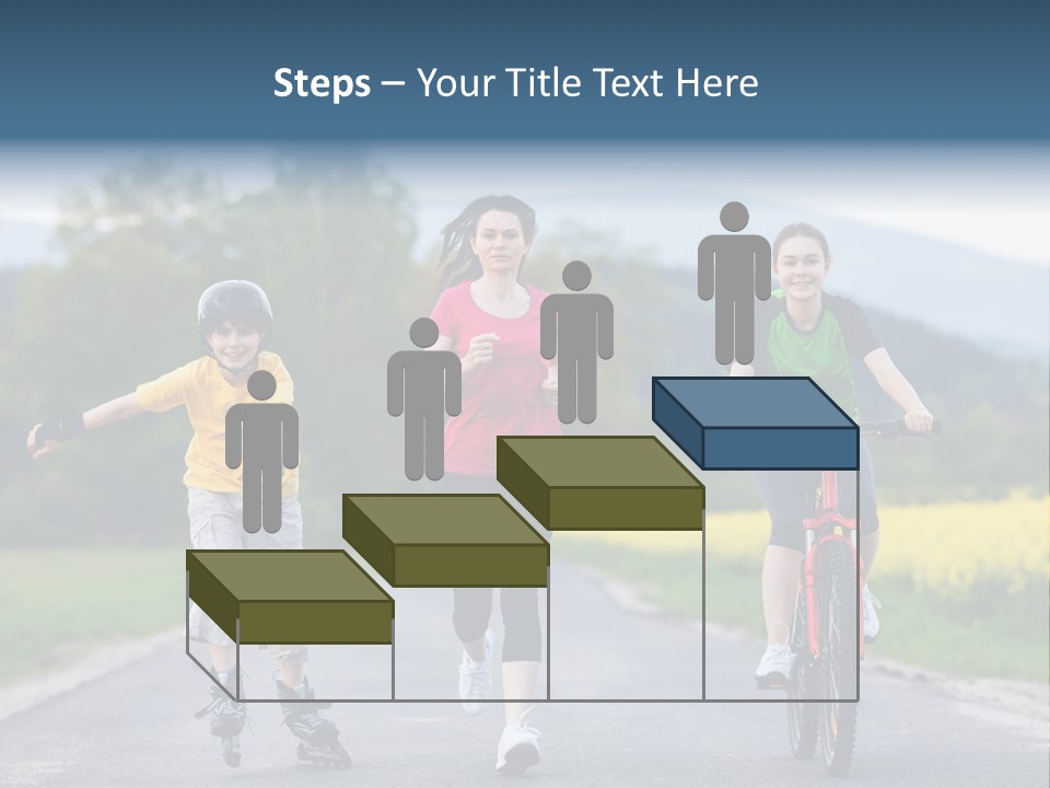 Child Women Horizontal PowerPoint Template