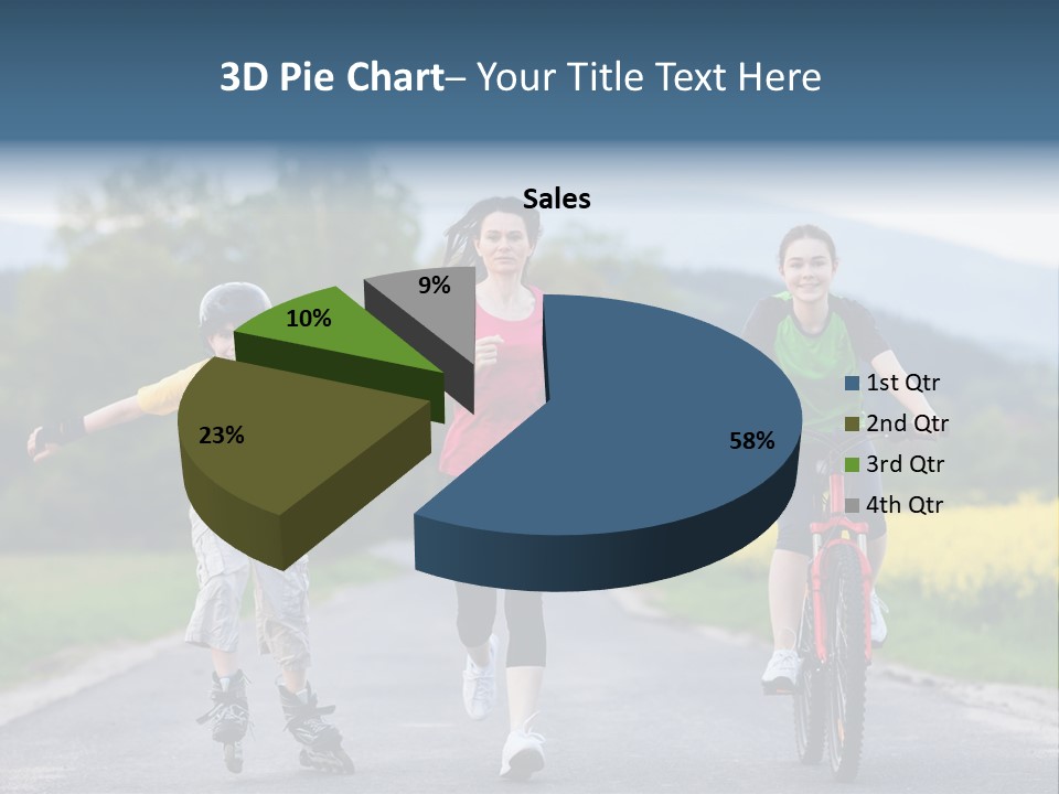 Child Women Horizontal PowerPoint Template
