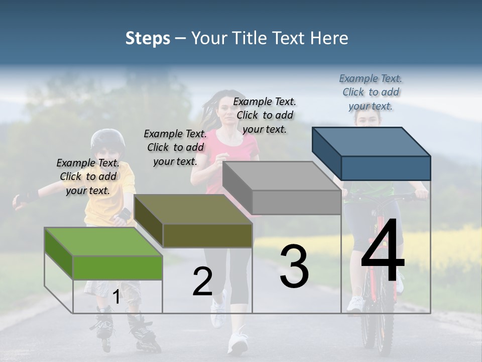 Child Women Horizontal PowerPoint Template