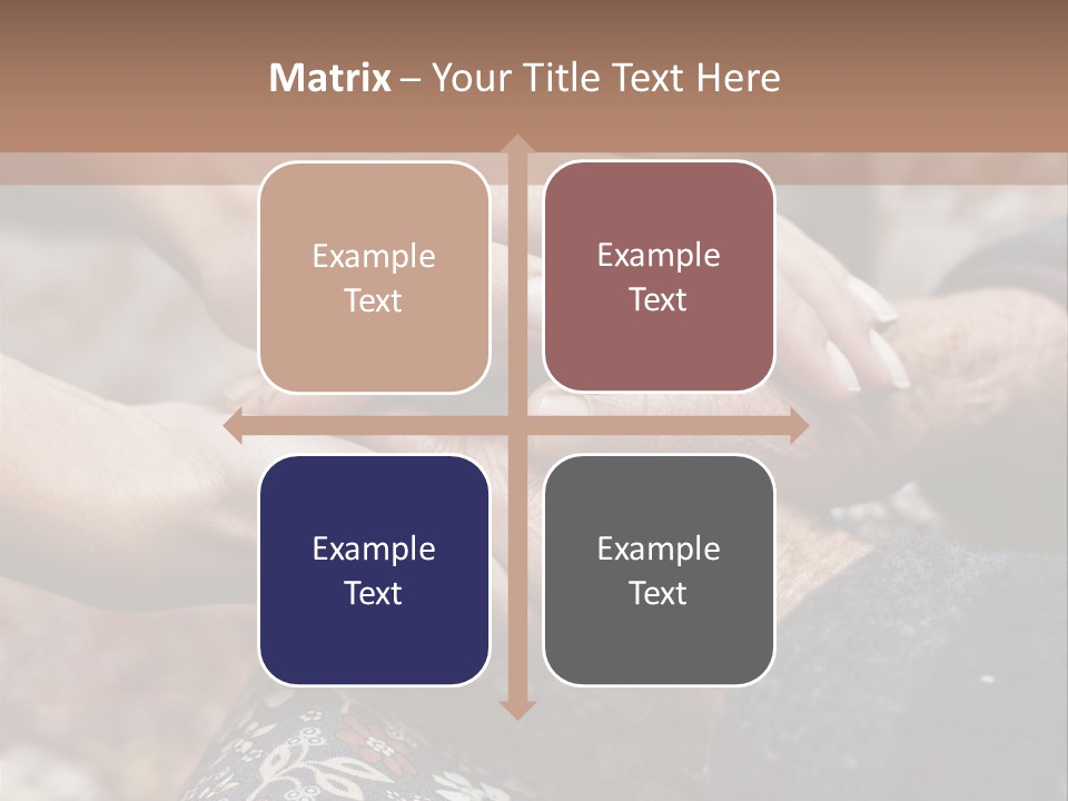 Multigeneration Family Friendship Two People PowerPoint Template