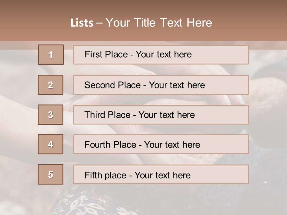 Multigeneration Family Friendship Two People PowerPoint Template