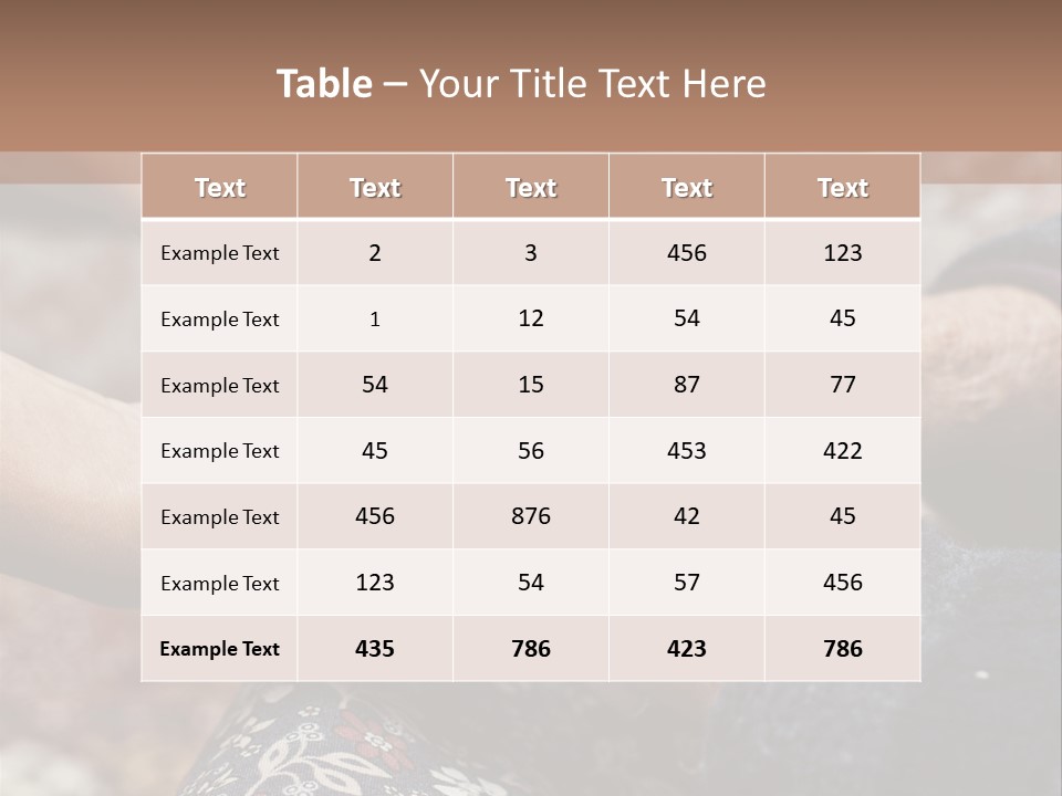 Multigeneration Family Friendship Two People PowerPoint Template