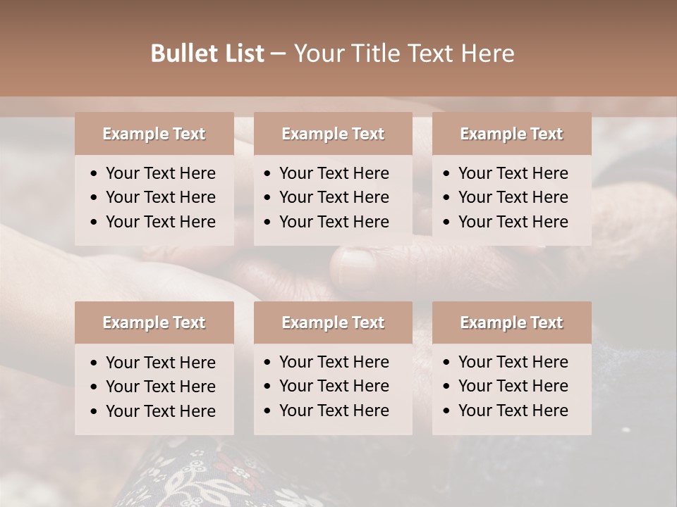 Multigeneration Family Friendship Two People PowerPoint Template