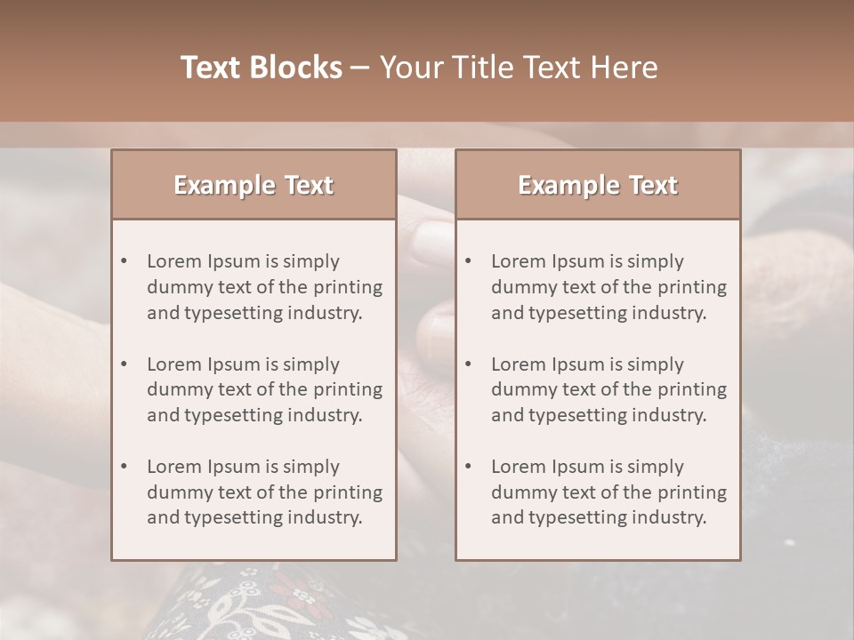Multigeneration Family Friendship Two People PowerPoint Template