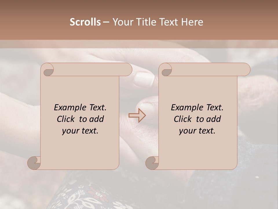 Multigeneration Family Friendship Two People PowerPoint Template