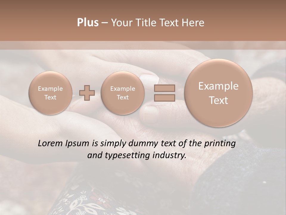 Multigeneration Family Friendship Two People PowerPoint Template