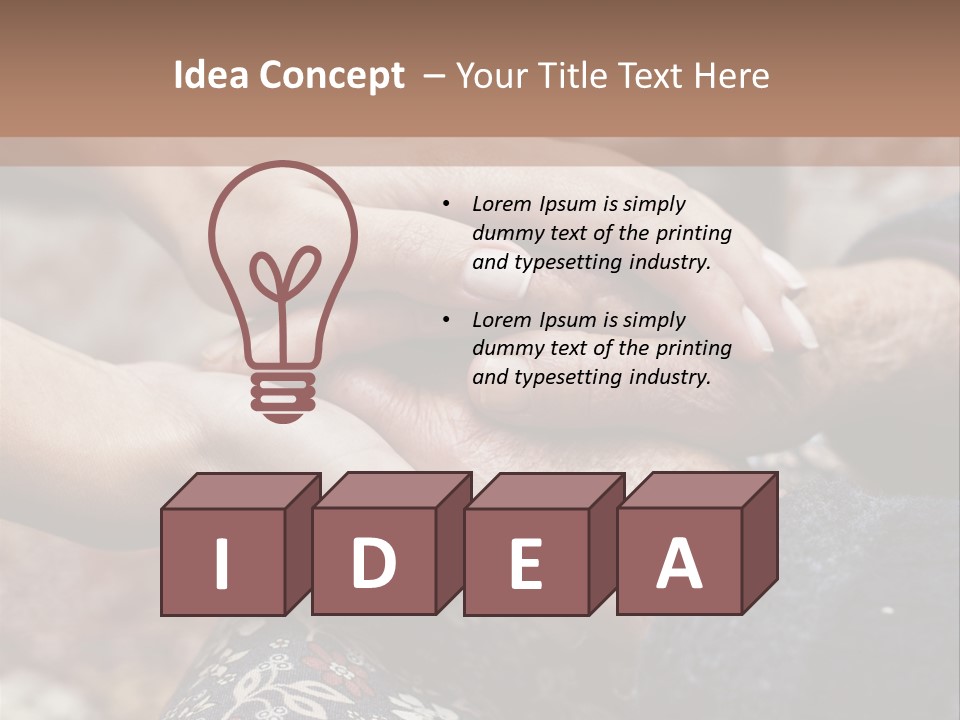 Multigeneration Family Friendship Two People PowerPoint Template