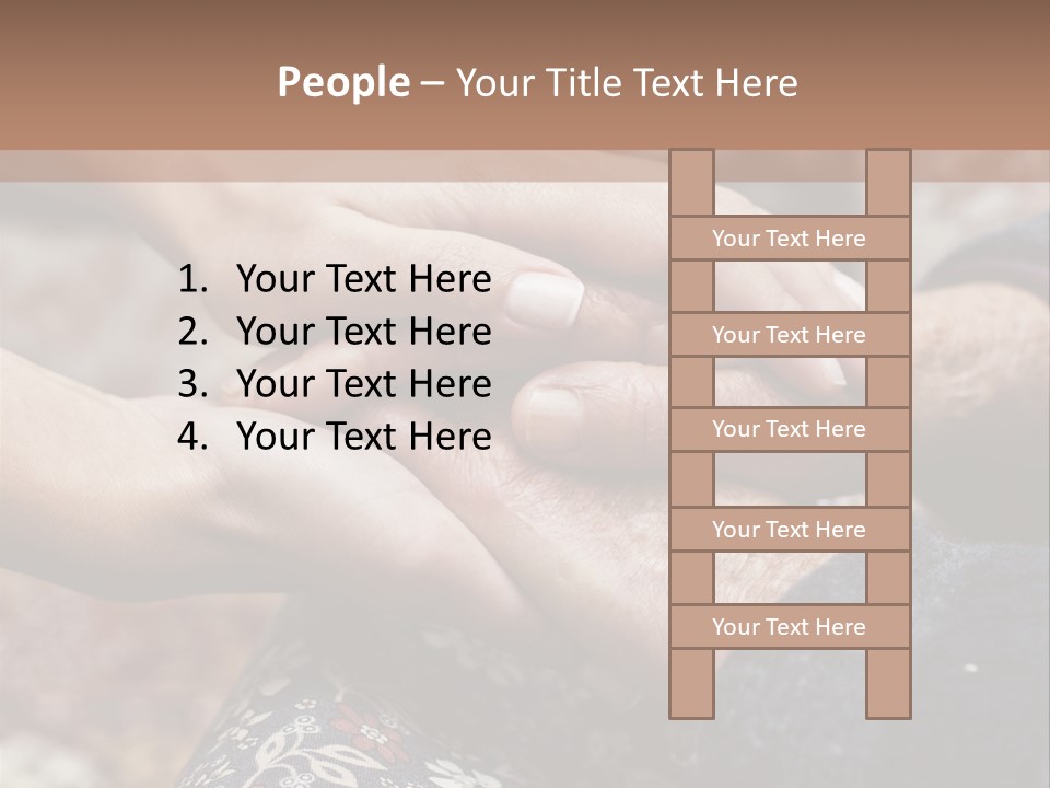 Multigeneration Family Friendship Two People PowerPoint Template