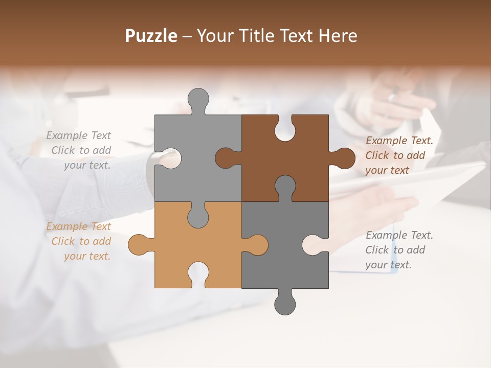 Technology Office Man PowerPoint Template