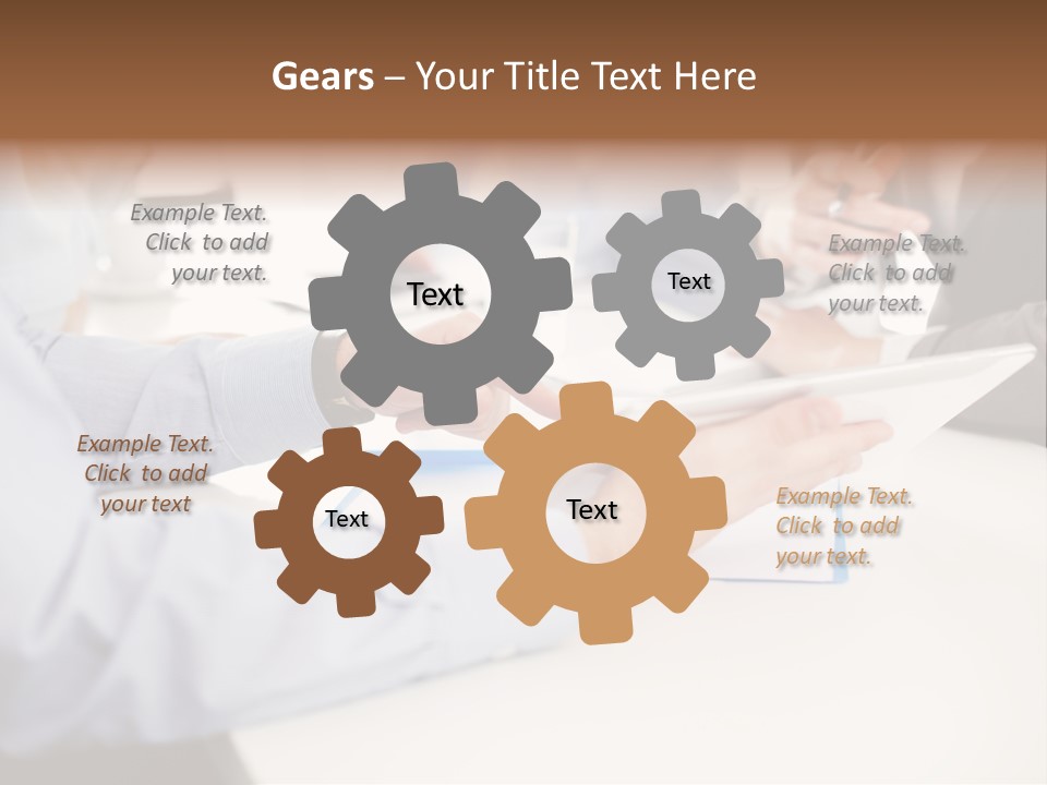 Technology Office Man PowerPoint Template